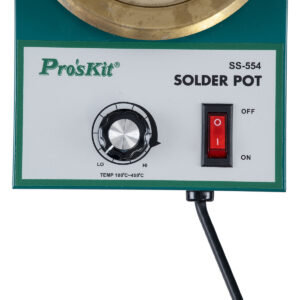 GloboStar® 79993 Proskit SS-554 Solder Pot – Δοχείο Συγκόλλησης Ρεύματος 300W AC 220-240V με Ρύθμιση Θερμοκρασίας 100°C έως 450°C Μ21 x Π14 x Υ6cm