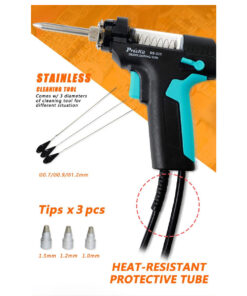 GloboStar® 79994 Proskit SS-331H Desoldering Station – Επαγγελματικός Σταθμός Αποκόλλησης Ρεύματος 140W AC 220-240V με Ρύθμιση Θερμοκρασίας 160°C έως 480°C Μ13 x Π18.5 x Υ16cm