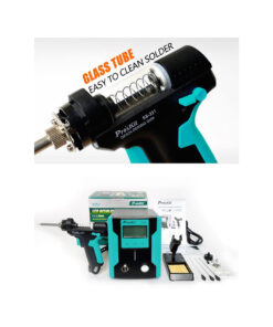 GloboStar® 79994 Proskit SS-331H Desoldering Station – Επαγγελματικός Σταθμός Αποκόλλησης Ρεύματος 140W AC 220-240V με Ρύθμιση Θερμοκρασίας 160°C έως 480°C Μ13 x Π18.5 x Υ16cm