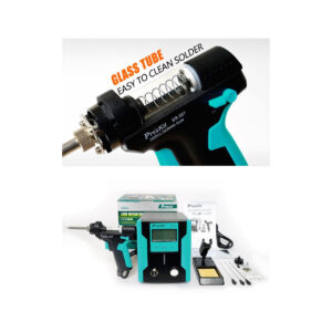 GloboStar® 79994 Proskit SS-331H Desoldering Station – Επαγγελματικός Σταθμός Αποκόλλησης Ρεύματος 140W AC 220-240V με Ρύθμιση Θερμοκρασίας 160°C έως 480°C Μ13 x Π18.5 x Υ16cm