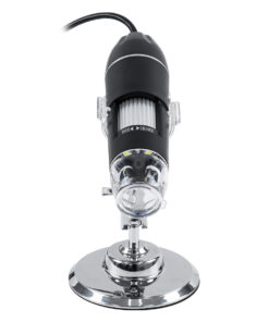 GloboStar® 79995 Digital Electron Microscope With 8 LED – Ψηφιακό Ηλεκτρονικό Μικροσκόπιο με 8 LED USB & Type-C Adapter DC 5v x1600 Zoom Mode – Video Camera 2MP 1600×1200 Φ3.5 x Υ12cm