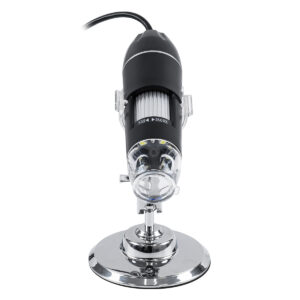 GloboStar® 79995 Digital Electron Microscope With 8 LED – Ψηφιακό Ηλεκτρονικό Μικροσκόπιο με 8 LED USB & Type-C Adapter DC 5v x1600 Zoom Mode – Video Camera 2MP 1600×1200 Φ3.5 x Υ12cm