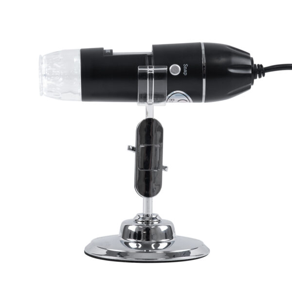 GloboStar® 79995 Digital Electron Microscope With 8 LED – Ψηφιακό Ηλεκτρονικό Μικροσκόπιο με 8 LED USB & Type-C Adapter DC 5v x1600 Zoom Mode – Video Camera 2MP 1600×1200 Φ3.5 x Υ12cm