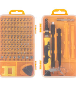 GloboStar® 79998 Επαγγελματικό Mini Σετ Εργαλείων 115 Εξαρτημάτων σε 1 DIY Tool Kit – Για Επισκευές iPhone,Samsung κλπ Κινητά Τηλέφωνα – PC – Laptop – Xbox – Ρολογιών – Οπτικά – Γυαλιά και Γενικών Μικρόεπισκευών Λεπτομέρειας με Μαγνητικό Κατσαβίδι