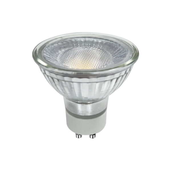 LED Λάμπα GU10 7W Γυάλινη Diolamp 100° 570lm Θερμό Λευκό 3000K - 7WGU10SWWGL