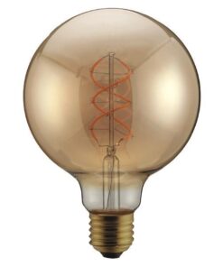 ΛΑΜΠΑ LED G95 FILAMENT “DECOR” 5W E27 1800K 220-240V DIMMABLE  GOLD EUROLAMP – 147-78702