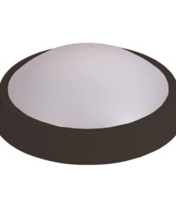 ΦΩΤΙΣΤΙΚΟ ΤΟΙΧΟΥ ΣΤΡΟΓΓΥΛΟ LED 30W Φ320×102 4000K IP65 ΜΑΥΡΟ PLUS EUROLAMP – 145-20037