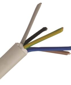 ΚΑΛΩΔΙΟ NYΜ A05VV-U 5Χ2.5mm² ΛΕΥΚΟ(100m/roll) EUROLAMP – 150-13616