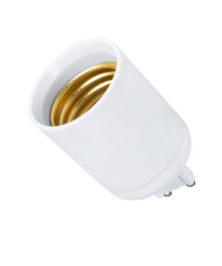 GloboStar® 78968 Πλαστικός Αντάπτορας Μετατροπέας από 1xG9 Ντουί σε 1xE27 Ντουί Λευκό Φ3.4 x Υ6cm