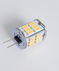 GloboStar® 76136 Λάμπα LED G4 SMD 5630 6W 660lm 320° DC 12-24V IP20 Φ1.9 x Υ3.7cm Θερμό Λευκό 2700K Dimmable – 2 Χρόνια Εγγύηση
