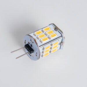 GloboStar® 76136 Λάμπα LED G4 SMD 5630 6W 660lm 320° DC 12-24V IP20 Φ1.9 x Υ3.7cm Θερμό Λευκό 2700K Dimmable – 2 Χρόνια Εγγύηση