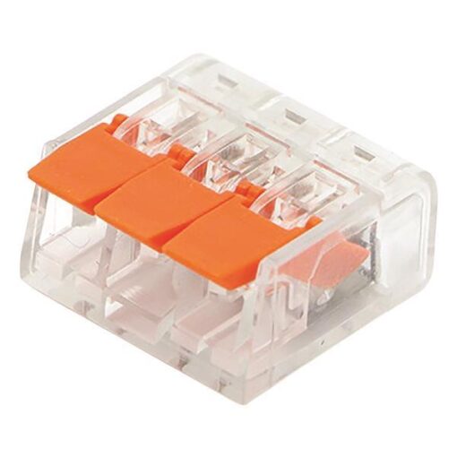 ΚΛΕΜΜΑ PCT-413 3 ΘΕΣΕΩΝ ΜΕ ΥΠΟΔΟΧΗ 0,20-4mm 32Α 400V EUROLAMP 147-11041