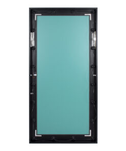 GloboStar® MAKEUP MIRROR-160×80-5 Μοντέρνος Καθρέπτης Μακιγιάζ με Πλαίσιο Φυσικού Ξύλου με Διακόπτη On/Off 20 x E27 AC220-240V – Μ80 x Π7 x Υ160cm – Μαύρος Έβενος