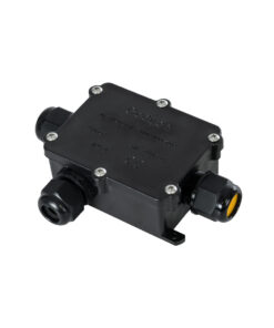 GloboStar® FAST-CONNECT 69922 Τριπλό Υ Αδιάβροχο IP68 Κυτίο Ταχείας Σύνδεσης & Διακλάδωσης Καλωδίων – 3 x Είσοδοι – Εσωτερική Τριπλή Κλέμα με Συμβατή Διατομή Καλωδίων 3 x 0.5mm² έως 3 x 2.5mm² – 450V 41A Max – Μ14 x Π9.5 x Υ4cm – Μαύρο – 5 Years Warranty