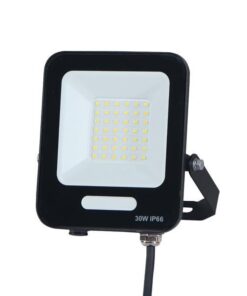 ΠΡΟΒΟΛΕΑΣ LED SMD 30W ΜΑΥΡΟΣ IP66 6500K PLUS EUROLAMP – 147-69006