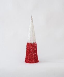 ΔΕΝΤΡΟ ΚΩΝΟΣ, ΛΕΥΚΟ-ΚΟΚΚΙΝΟ, 14x50cm EUROLAMP – 600-45623