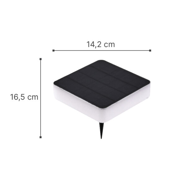 it-Lighting Kasba-Ηλιακό Φωτιστικό 1.5W 3CCT Μαύρο Χρώμα IP65 (80205110S)