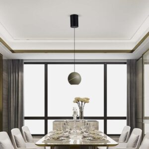 LED κρεμαστό φωτιστικό οροφής σφαίρα 8.5W 3000K θερμό λευκό με champagne gold σώμα V-TAC – 8000