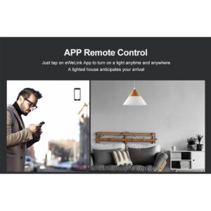 GloboStar® 80019 SONOFF T3EU2C-TX-EU-R2 – Wi-Fi Smart Wall Touch Button Switch 2 Way TX GR Series-80019GS