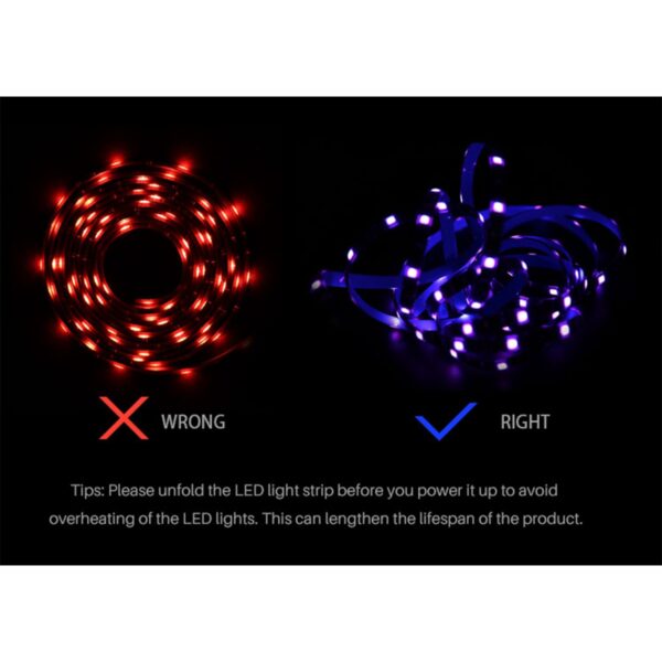 GloboStar® 80025 SONOFF L1-5050RGB-GR-5M-R2 – Smart RGB LED Light Strip Extension 5M Waterproof IP65