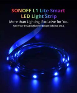 GloboStar® 80025 SONOFF L1-5050RGB-GR-5M-R2 – Smart RGB LED Light Strip Extension 5M Waterproof IP65