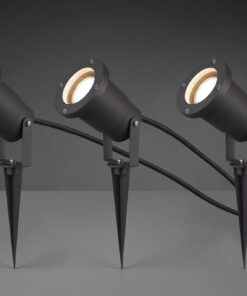 Σποτ Trio Lighting 3xGU10 Ανθρακί Αλουμίνιο IP65 800260342