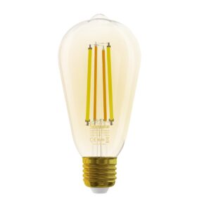 GloboStar® 80028 SONOFF B02-F-ST64-R2 – Wi-Fi Smart LED Filament Bulb E27 ST64 7W 700lm AC 220-240V CCT Change from 1800K to 5000K Dimmable 80028GS