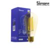 GloboStar® 80028 SONOFF B02-F-ST64-R2 – Wi-Fi Smart LED Filament Bulb E27 ST64 7W 700lm AC 220-240V CCT Change from 1800K to 5000K Dimmable 80028GS