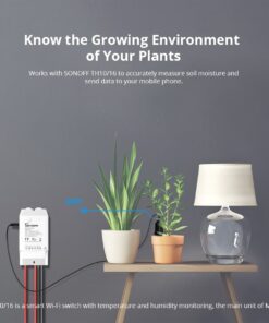 GloboStar® 80059 SONOFF MS01 – Smart Soil Moisture Sensor TH Sensor for TH10 & TH16 Models