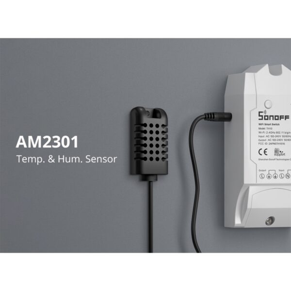 GloboStar® 80063 SONOFF AM2301 – Smart Temperature & Humidity TH Sensor for TH10 & TH16 Models