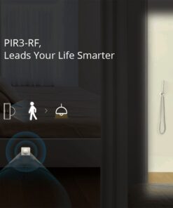 GloboStar® 80064 SONOFF PIR3-RF – Smart 433MHZ RF PIR Motion Sensor 6m/110° Detection