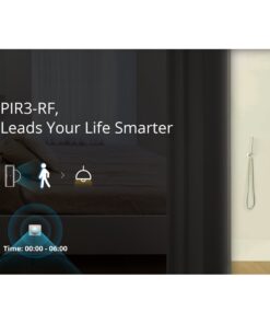 GloboStar® 80064 SONOFF PIR3-RF – Smart 433MHZ RF PIR Motion Sensor 6m/110° Detection