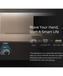 GloboStar® 80064 SONOFF PIR3-RF – Smart 433MHZ RF PIR Motion Sensor 6m/110° Detection