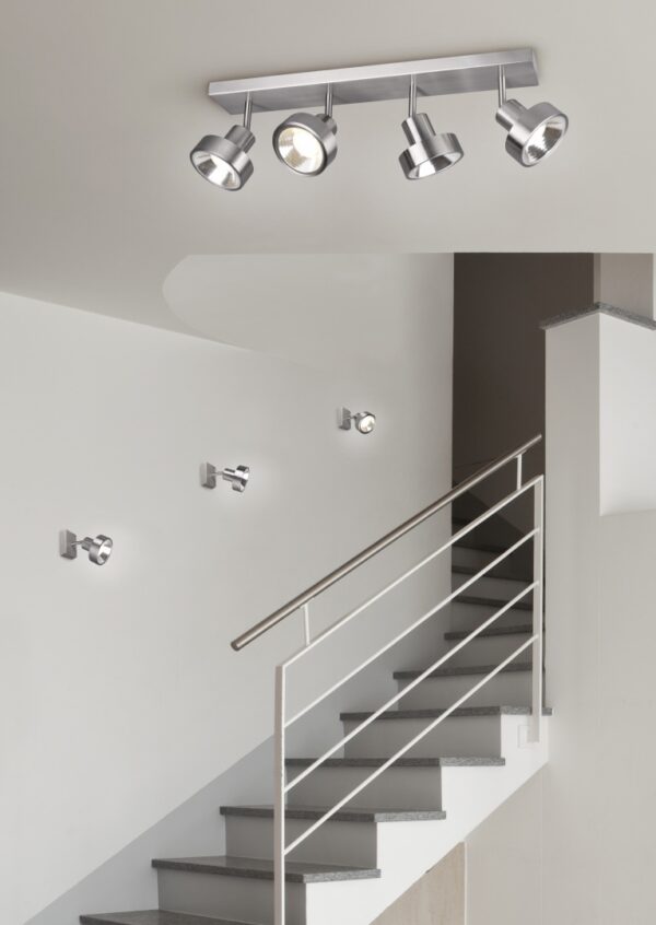 Σποτ Trio Lighting   GU10 Νίκελ Ματ Μεταλλικό    800700107