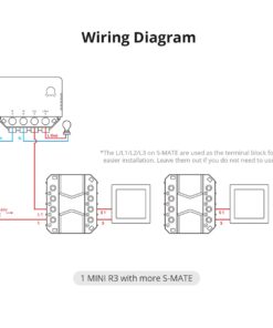 GloboStar® 80070 SONOFF S-MATE – Switch Mate 16A/3500W