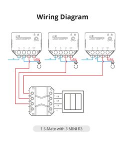 GloboStar® 80070 SONOFF S-MATE – Switch Mate 16A/3500W