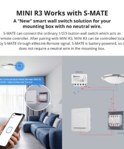 GloboStar® 80070 SONOFF S-MATE – Switch Mate 16A/3500W