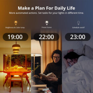 GloboStar® 80072 SONOFF B05-BL-A60 – LED BULB E27 A60 806lm 9W WiFi+Bluetooth RGBW (RED + Green + Blue + Cool White) Dimming Smart Bulb RGBW