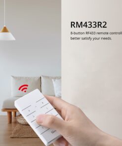 GloboStar® 80074 SONOFF RM433R2 – Remote Controller RF 433Mhz 8 Key (Battery Included)