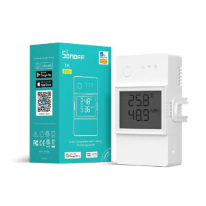 GloboStar® 80078 SONOFF TH Elite THR320D Smart WiFi Temperature and Humidity Control RJ9 4P4C AC 100-240V MAX 20A