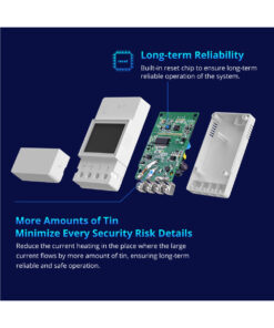 GloboStar® 80079 SONOFF POW Elite POWR316D Smart WiFi Real Time Power Consumption AC 100-240V MAX 16A