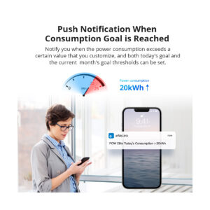GloboStar® 80079 SONOFF POW Elite POWR316D Smart WiFi Real Time Power Consumption AC 100-240V MAX 16A
