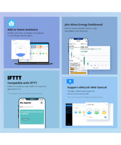 GloboStar® 80079 SONOFF POW Elite POWR316D Smart WiFi Real Time Power Consumption AC 100-240V MAX 16A