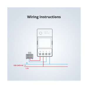 GloboStar® 80079 SONOFF POW Elite POWR316D Smart WiFi Real Time Power Consumption AC 100-240V MAX 16A
