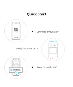 GloboStar® 80079 SONOFF POW Elite POWR316D Smart WiFi Real Time Power Consumption AC 100-240V MAX 16A