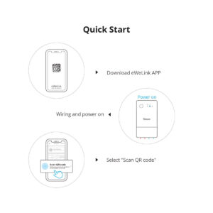 GloboStar® 80083 SONOFF POWR316 POW ORIGIN Smart LAN & WiFi 2.4GHz Power Meter Switch AC 100-240V Max 16A