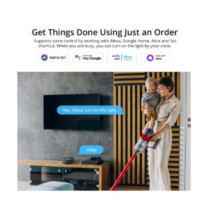 GloboStar® 80089 SONOFF M5-3C-80 SwitchMan Mechanical Smart Switch WiFi & Bluetooth AC 100-240V Max 6A 1320W (2A/Way) 3 Way