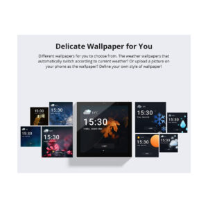 GloboStar® 80094 SONOFF NSPanel86PB Wi-Fi & Zigbee 3.0 Smart Scene Wall Switch (86/EU Type) – AC 100-240V – Integrated HMI Touch Panel – Smart Controller & Gateway for All Smart Devises