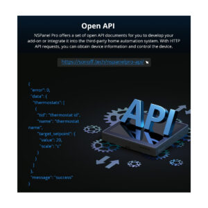 GloboStar® 80094 SONOFF NSPanel86PB Wi-Fi & Zigbee 3.0 Smart Scene Wall Switch (86/EU Type) – AC 100-240V – Integrated HMI Touch Panel – Smart Controller & Gateway for All Smart Devises