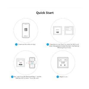 GloboStar® 80094 SONOFF NSPanel86PB Wi-Fi & Zigbee 3.0 Smart Scene Wall Switch (86/EU Type) – AC 100-240V – Integrated HMI Touch Panel – Smart Controller & Gateway for All Smart Devises